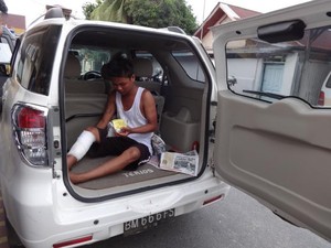 Polresta Pekanbaru Tembak Pencuri Spesialis Pecah Kaca Mobil