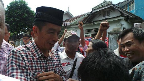 Sehari Jelang Debat, Jokowi Kampanye di Kampung Halaman Solo