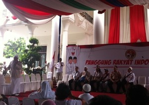 Forum Pedagang Blok G Deklarasikan Dukungan untuk Prabowo-Hatta