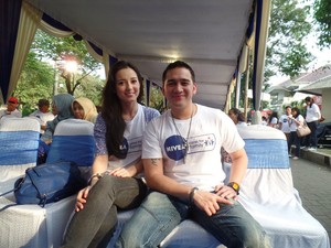 Julie Estelle dan Mario Lawalata Rindu Kehadiran Ruang Terbuka Hijau