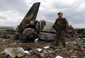 Separatis Pro Rusia Tembak Jatuh Pesawat Angkut Militer Ukraina