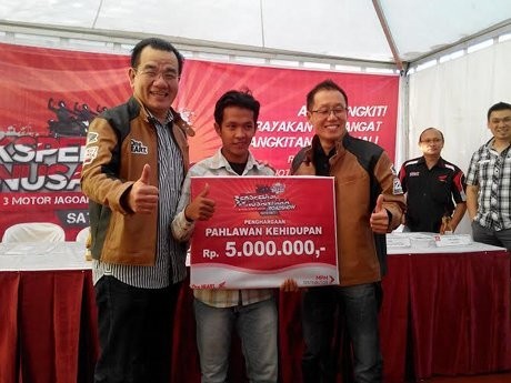 Septian, Penjaga Palang Pintu KA Ketiban Rezeki Honda