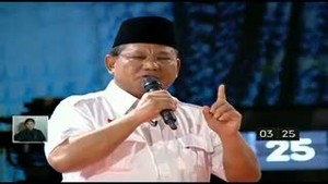 Janji Prabowo untuk Ekonomi Indonesia