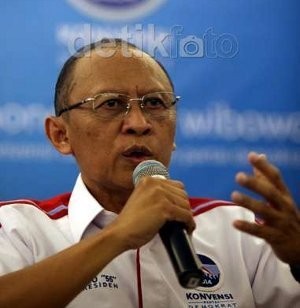 Hadiri Debat Capres, Pramono Edhie: Saya Bukan Mewakili PD