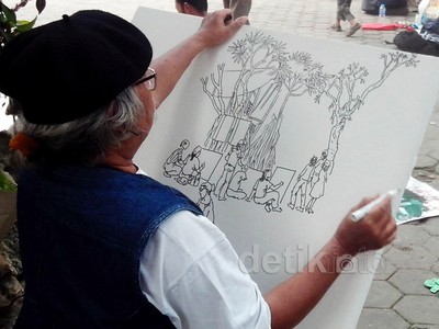 Seniman Yogya Deklarasi Dukung Jokowi-JK