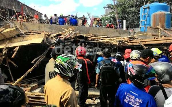 Ruko Ambruk Tewaskan 12 Pekerja, Polisi Tetapkan Pemborong Tersangka