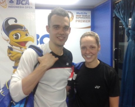 Pasangan Suami Istri Mengejar Prestasi di Indonesia Terbuka Super Series Premier