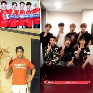 Gaya Idola K-Pop Dukung Tim Korea Selatan di Piala Dunia 2014