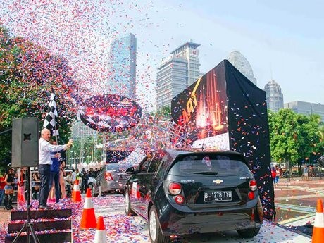Pecinta Mobil Chevy Reli Keliling Jakarta