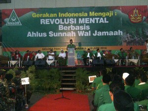 Nusron Wahid Kobarkan Semangat ke GP Ansor Jatim untuk Menangkan Jusuf Kalla