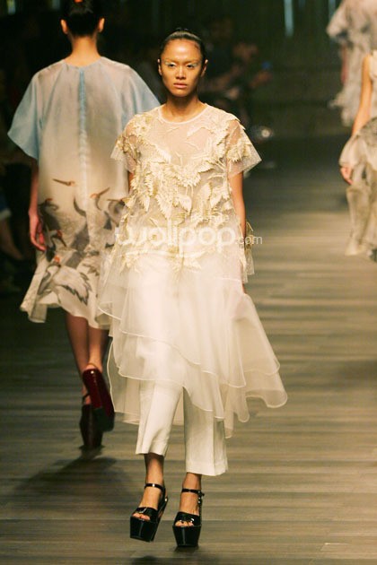 Biyan Wanaatmadja Seruni Annual Show 2014 at Grand Ballroom Hotel Mulia. Senayan. Jakarta. [Foto: Mohammad Abduh/Wolipop]