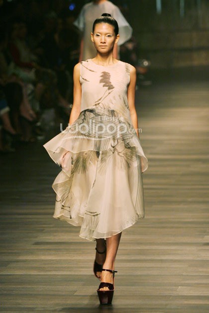 Biyan Wanaatmadja Seruni Annual Show 2014 at Grand Ballroom Hotel Mulia. Senayan. Jakarta. [Foto: Mohammad Abduh/Wolipop]