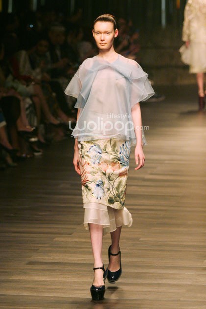 Biyan Wanaatmadja Seruni Annual Show 2014 at Grand Ballroom Hotel Mulia. Senayan. Jakarta. [Foto: Mohammad Abduh/Wolipop]