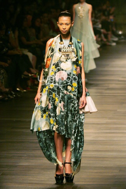 Biyan Wanaatmadja Seruni Annual Show 2014 at Grand Ballroom Hotel Mulia. Senayan. Jakarta. [Foto: Mohammad Abduh/Wolipop]