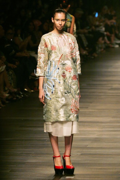 Biyan Wanaatmadja Seruni Annual Show 2014 at Grand Ballroom Hotel Mulia. Senayan. Jakarta. [Foto: Mohammad Abduh/Wolipop]