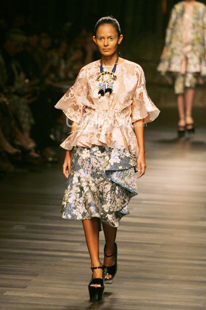 Biyan Wanaatmadja Seruni Annual Show 2014 at Grand Ballroom Hotel Mulia. Senayan. Jakarta. [Foto: Mohammad Abduh/Wolipop]