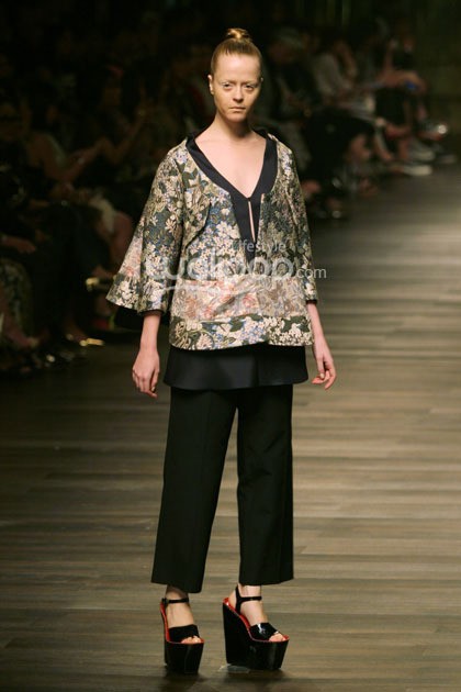 Biyan Wanaatmadja Seruni Annual Show 2014 at Grand Ballroom Hotel Mulia. Senayan. Jakarta. [Foto: Mohammad Abduh/Wolipop]