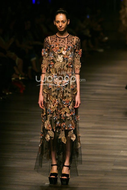 Biyan Wanaatmadja Seruni Annual Show 2014 at Grand Ballroom Hotel Mulia. Senayan. Jakarta. [Foto: Mohammad Abduh/Wolipop]