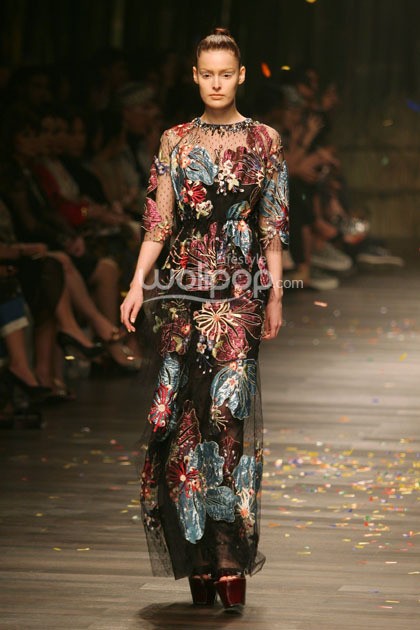 Biyan Wanaatmadja Seruni Annual Show 2014 at Grand Ballroom Hotel Mulia. Senayan. Jakarta. [Foto: Mohammad Abduh/Wolipop]