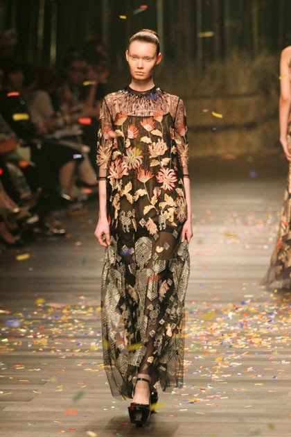 Biyan Wanaatmadja Seruni Annual Show 2014 at Grand Ballroom Hotel Mulia. Senayan. Jakarta. [Foto: Mohammad Abduh/Wolipop]