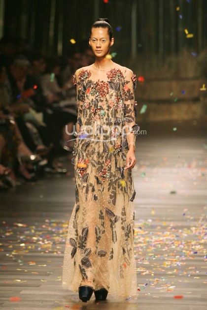 Biyan Wanaatmadja Seruni Annual Show 2014 at Grand Ballroom Hotel Mulia. Senayan. Jakarta. [Foto: Mohammad Abduh/Wolipop]