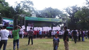 Kampanye di Solo, Jokowi: Aduh Ini Ramai Sekali