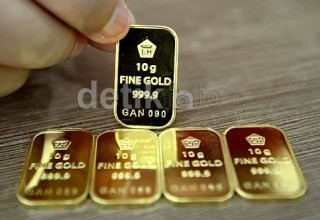 Harga Emas Antam Meroket, Naik Rp 10.000/Gram