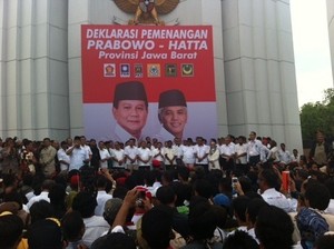 Besok, Tim Pemenangan Prabowo-Hatta Jabar Kampanye di Empat Wilayah