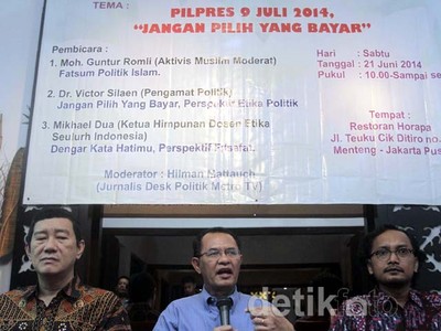 Diskusi Ajakan Jangan Pilih Yang Bayar