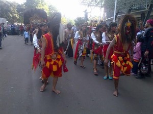 Reog hingga Sisingaan Ramaikan Kampanye Akbar Prabowo-Hatta di GBK