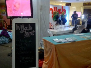 Beda dengan Jakarta, Booth Hijab Hunt 2014 di Surabaya Lebih Meriah