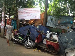 Mau Disulap Jadi Taman, Lahan Bengkel Vespa di Kemanggisan Harus Dikosongkan