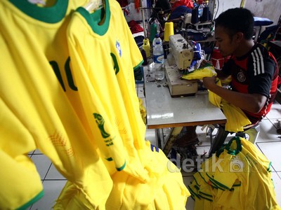 Permintaan Jersey Tim Piala Dunia 2014 Lesu