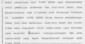 Di Akta, Cipaganti Janji Tak Sekolahkan Duit Mitra ke Bisnis Spekulatif