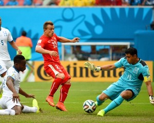 Kalahkan Honduras, Swiss Tantang Argentina di Babak 16 Besar