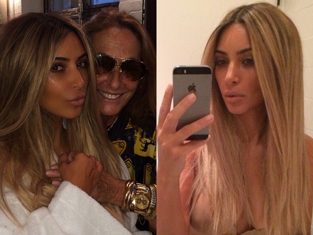 Kim Kardashian Berambut Pirang, Yay or Nay?