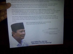 Surat Cinta Prabowo untuk Guru, Tim Jokowi Minta Bawaslu Ambil Tindakan