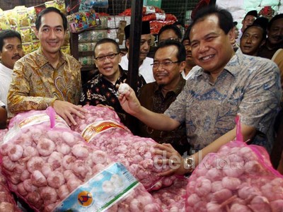 CT Kunjungi Pasar Kramat Jati