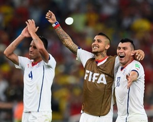 Kondisi Belum 100%, Vidal Mungkin Akan Tetap Main Lawan Brasil