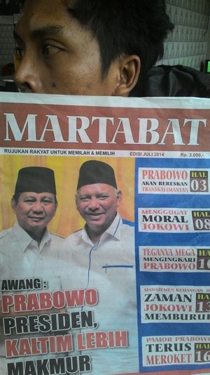 Tabloid Mirip Obor Rakyat Beredar di Kalimantan Timur