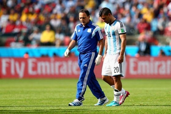 Ini Cedera yang Mengakibatkan Aguero Absen Lawan Swiss Besok