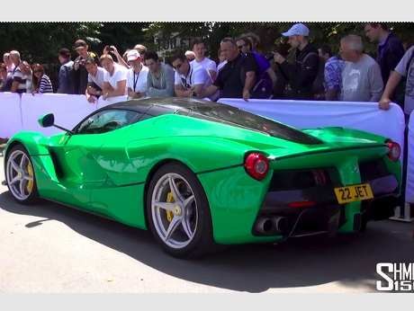 Jamiroquai Pamer LaFerrari di Goodwood