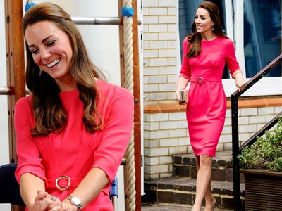 Pretty and Chic! Kate Middleton Berbaju Pink