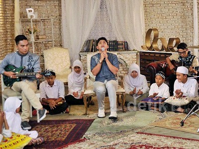 Mengintip Ungu Syuting Video Klip Segala Puji Syukur