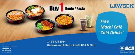 Dengan Flazz dan Kartu Kredit BCA, Gratis Machi Cafe Cold Drinks di Lawson
