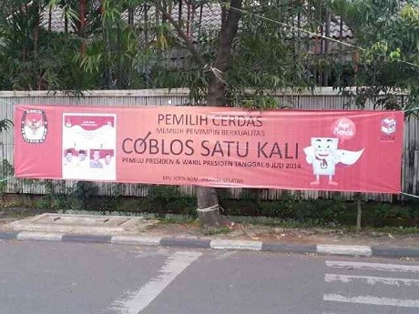 KPU: Tidak Ada Arahan Pasang Spanduk Coblos Satu Kali