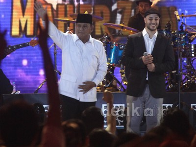 Prabowo dan Tokoh Parpol Hadiri Konser Maher Zain