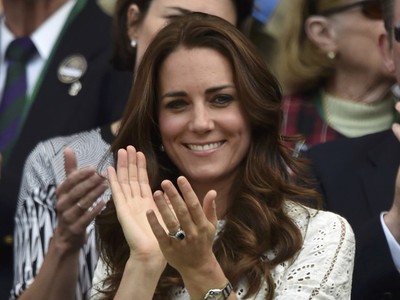 Kate Middleton Sumringah di Wimbledon