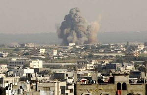 Jelang Sahur, Wilayah Utara Gaza Palestina Dihujani Rudal Jet Israel