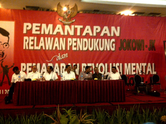 Bekali Relawan Jokowi-JK, Purnawirawan TNI: Jangan Sampai Suara Dicuri